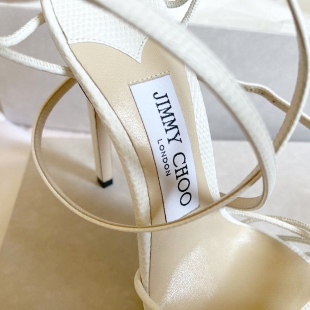 Jimmy Choo Lovella Wraparound Platform Sandals - Picture 11 of 15